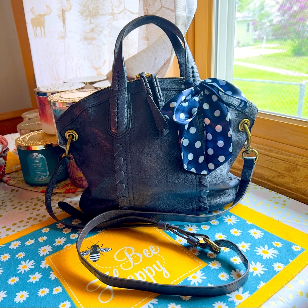 Leather orYany Satchel